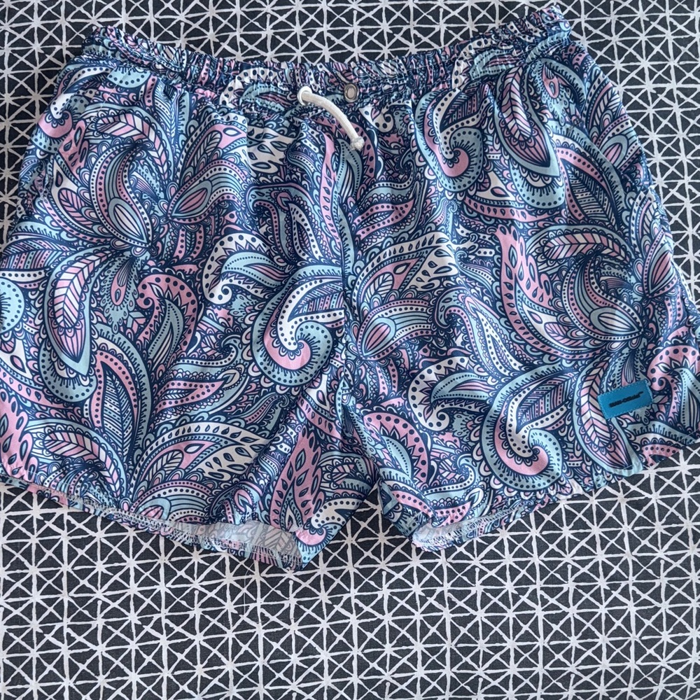 Paisley Print Men's Swim Shorts